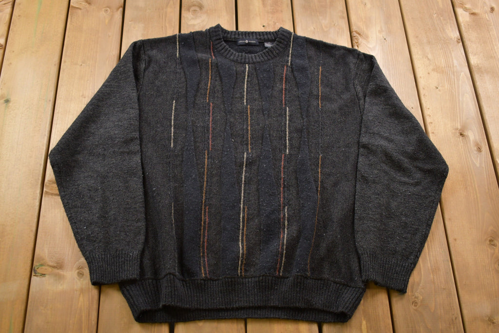 Vintage Cotton Traders 3D Cable Knit Sweater
