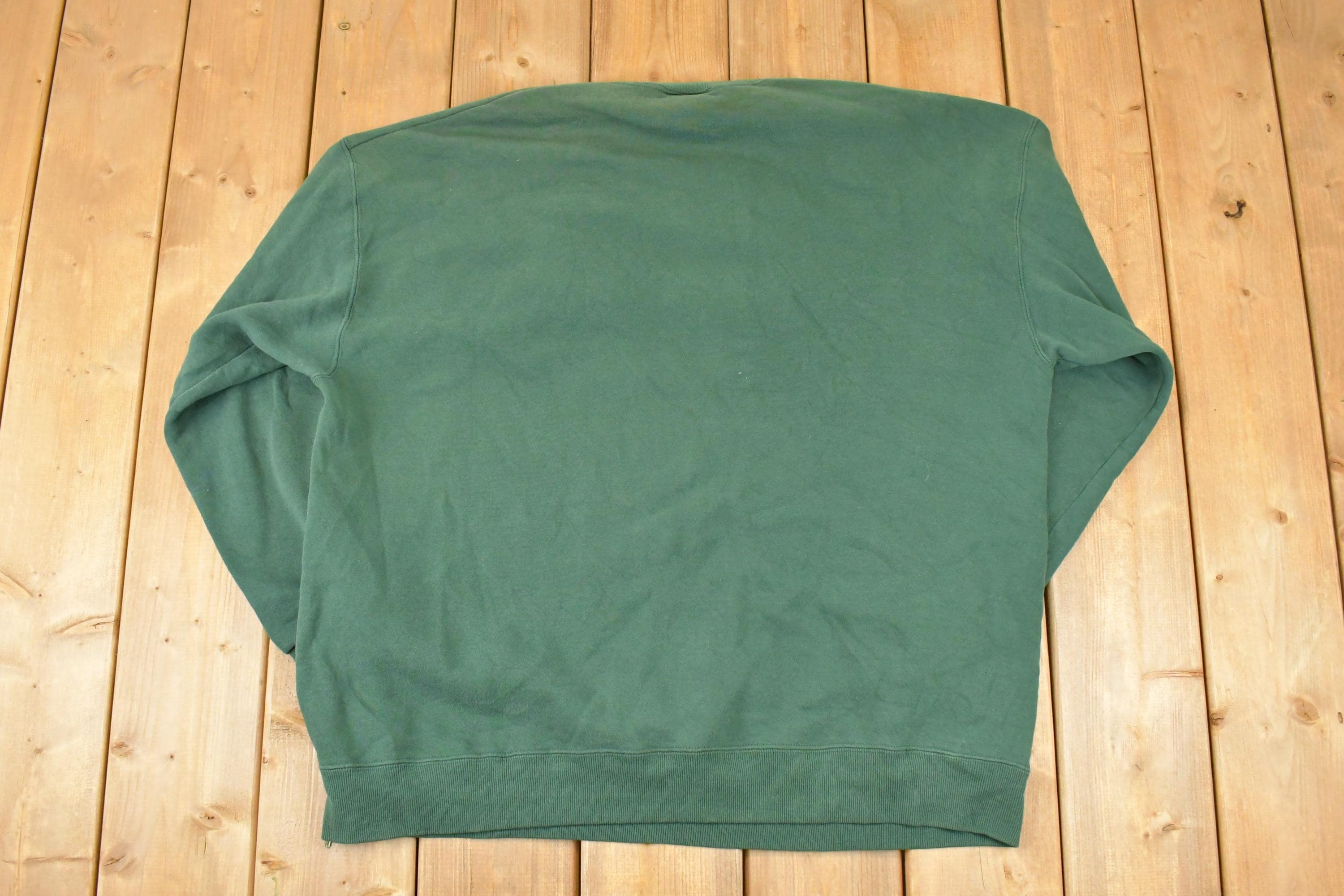 Vintage 1990s Lee Sport Green Bay Packers Embroidered NFL Crewneck Sweatshirt Men's XL