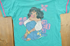 Vintage 1990s Jasmine Aladin Disney Princess T Shirt