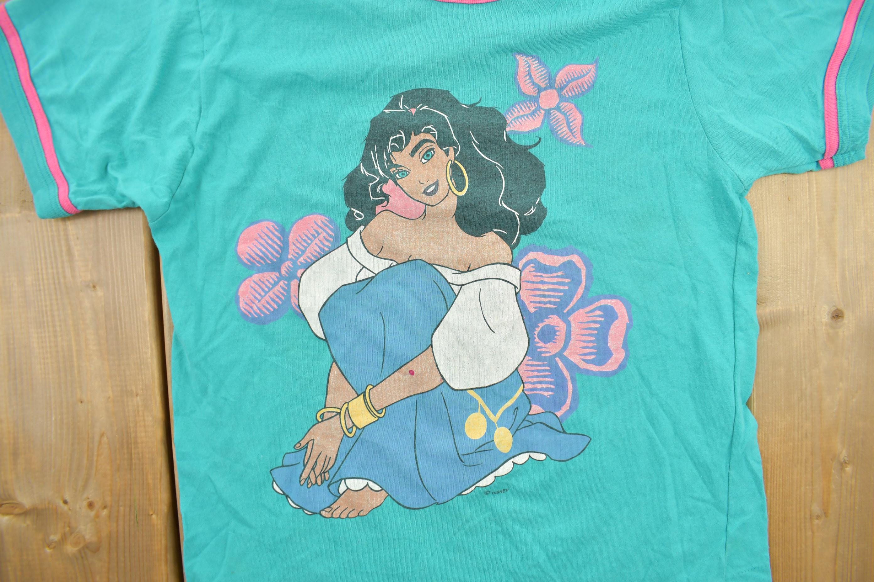 Vintage 1990s Jasmine Aladin Disney Princess T Shirt
