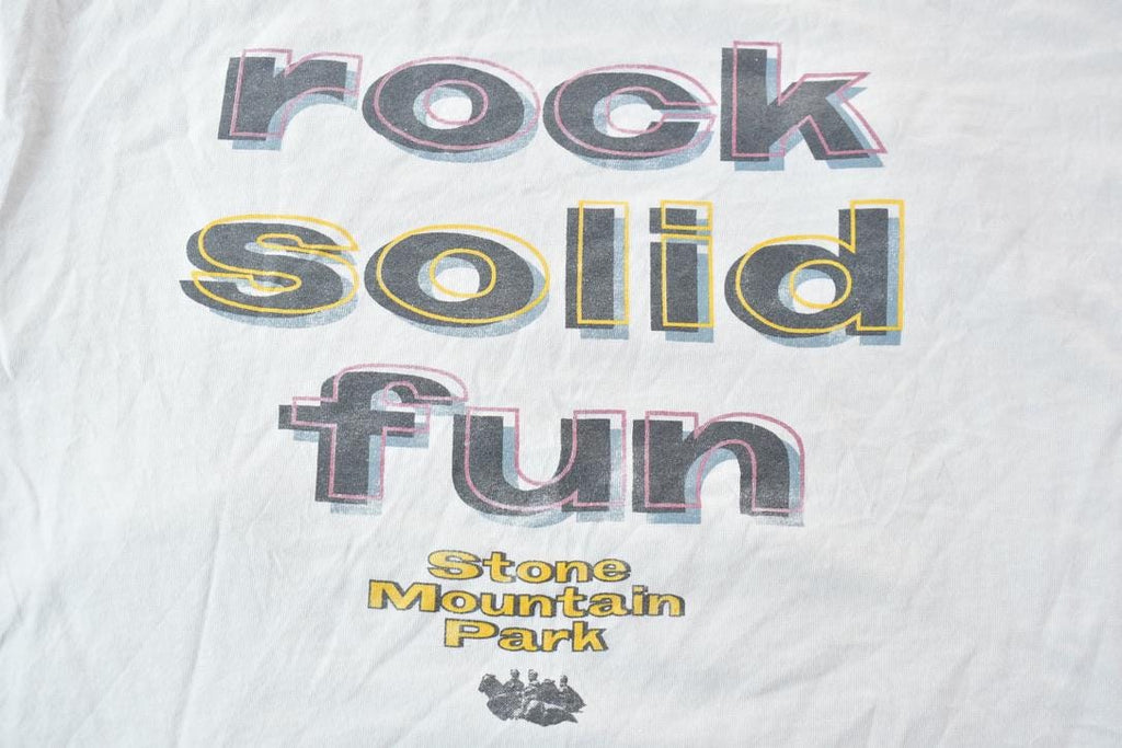 Vintage 1990s Souvenir Stone Mountain State Park Travel T-Shirt