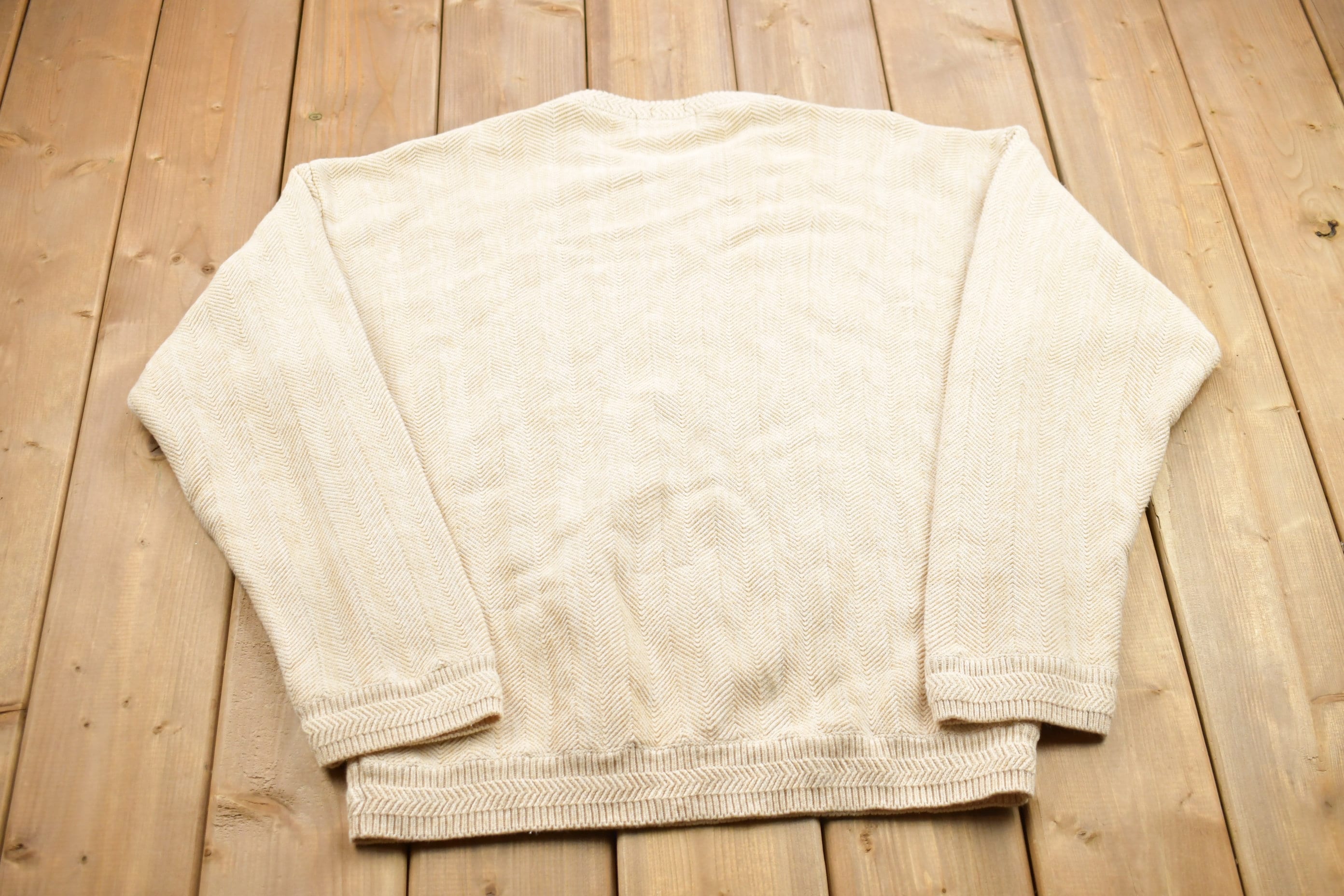 Vintage 1990s Ralph Lauren Chaps Hand Framed Crewneck Sweatshirt