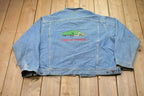 Vintage 1990s Lee Truck Parts Denim Jean Jacket