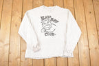 Vintage 1990s Bad Boy Club Graphic Print Crewneck Shirt Mens L