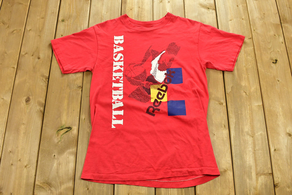 Vintage 1990s Reebok Basketball Graphic T-Shirt