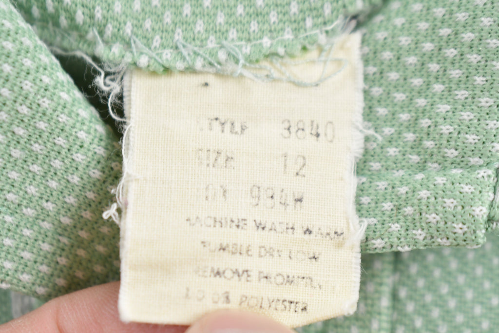 Vintage 1970s Plaid Button Up Shirt