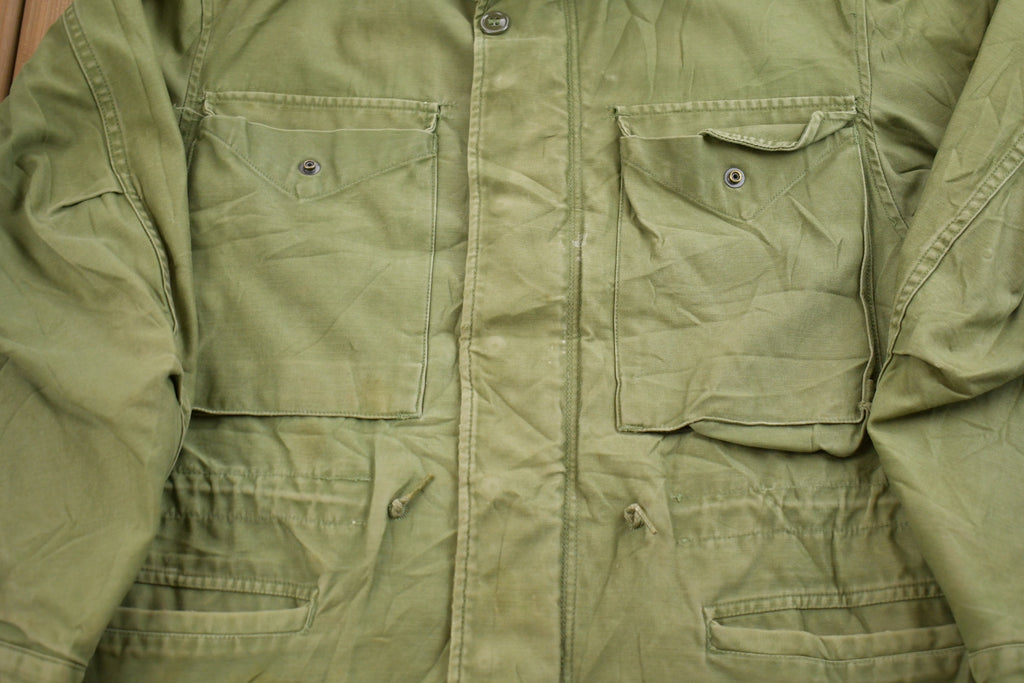 Vintage 1987 Army Military Field Jacket