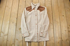 Vintage 1990s rrrruss South Western Style Button Up Rodeo Shirt