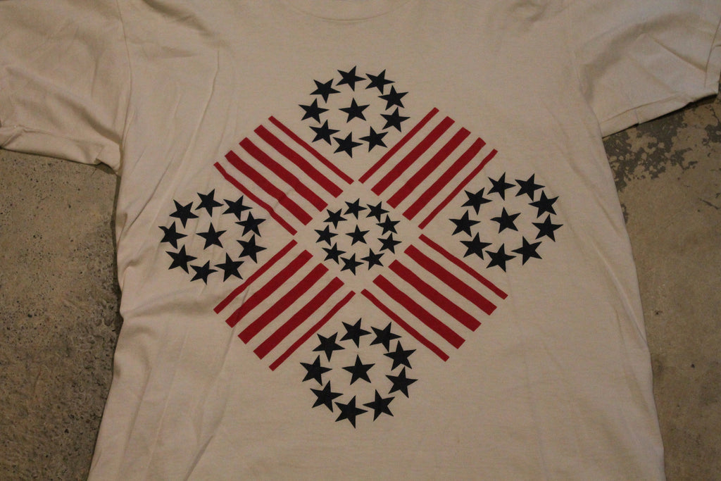 Vintage 1990s Stars And Stripes Graphic T Shirt