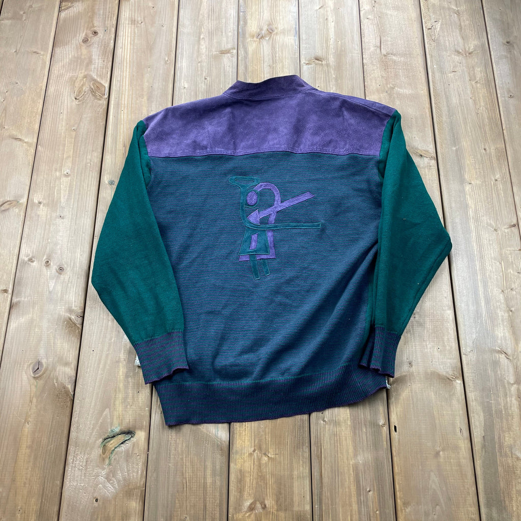 Vintage Abstract Knitted Sweater