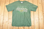 Vintage 1998 Dallas Stars Stanley Cup Champions Souvenir Graphic Print T-Shirt Men's L