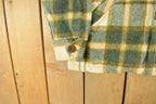 Vintage 1970s Deacon Brothers Flannel Shirt Jacket Men's Medium