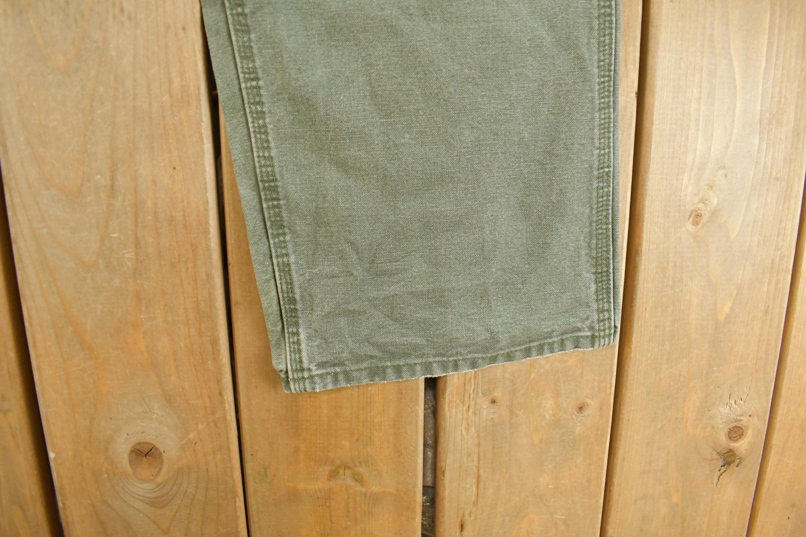 Vintage 2000s Carhartt Distressed Sun Faded Carpenter Pants Men's 34 x 30