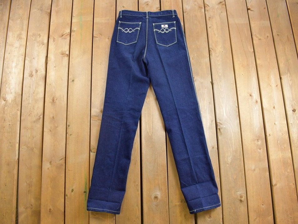 Vintage 1980s Road Runner Pleated Denim Jeans Size