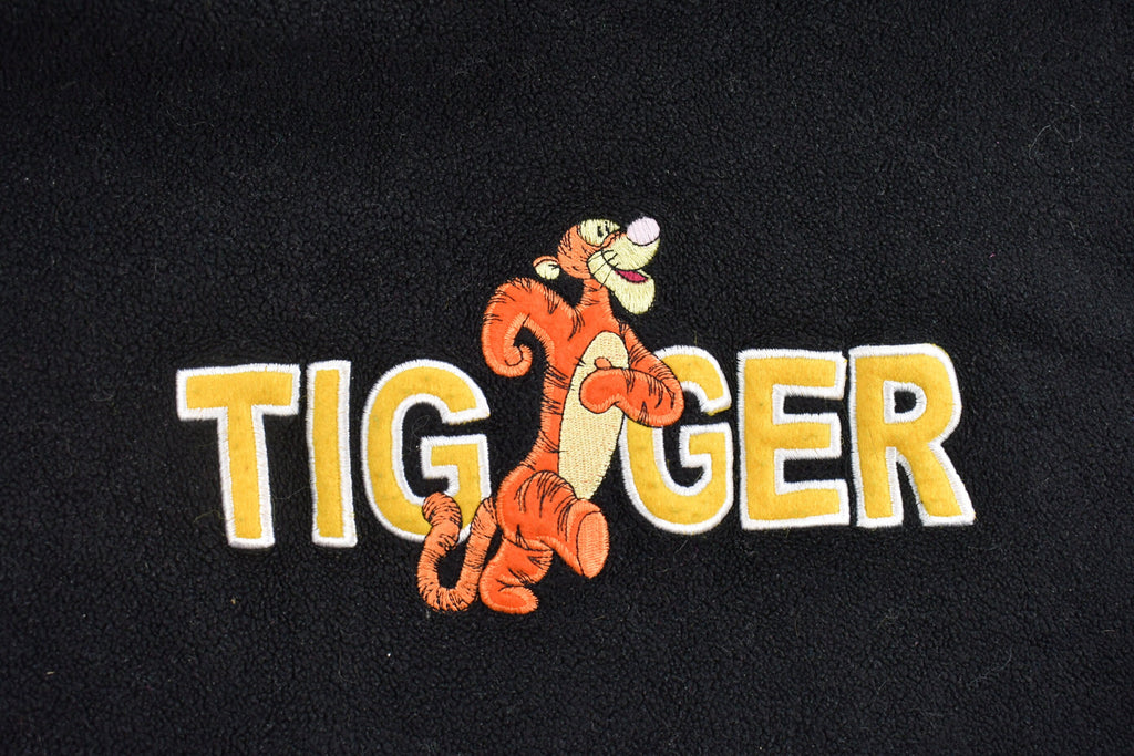 Vintage 1990s Tigger Embroidered Fleece Hoodie  Winnie The Pooh  Vintage Disney  90s  Pullover  Embroidered  Tigger Hoodie  Pooh