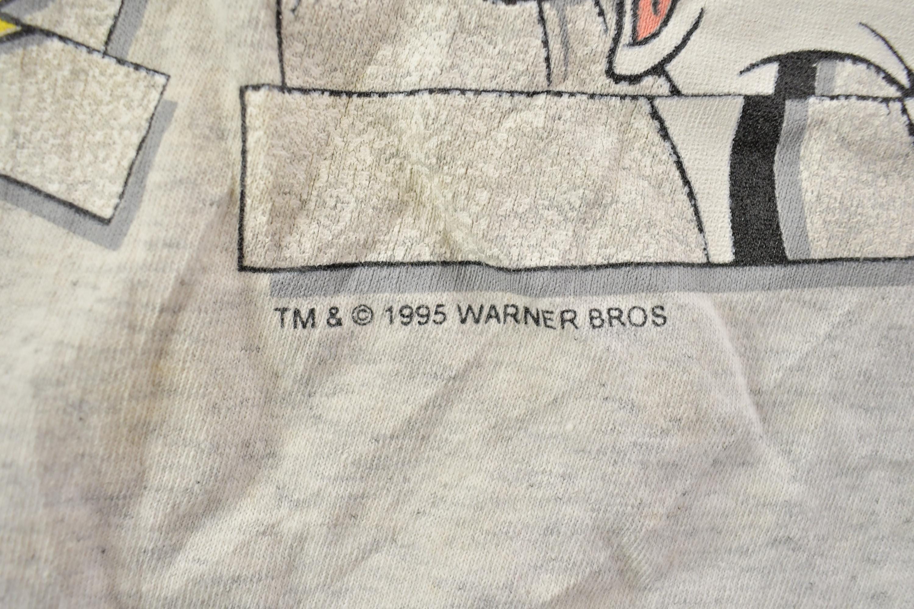 Vintage 1990s warner Bro Bugs Bunny Cartoon Promo T-Shirt