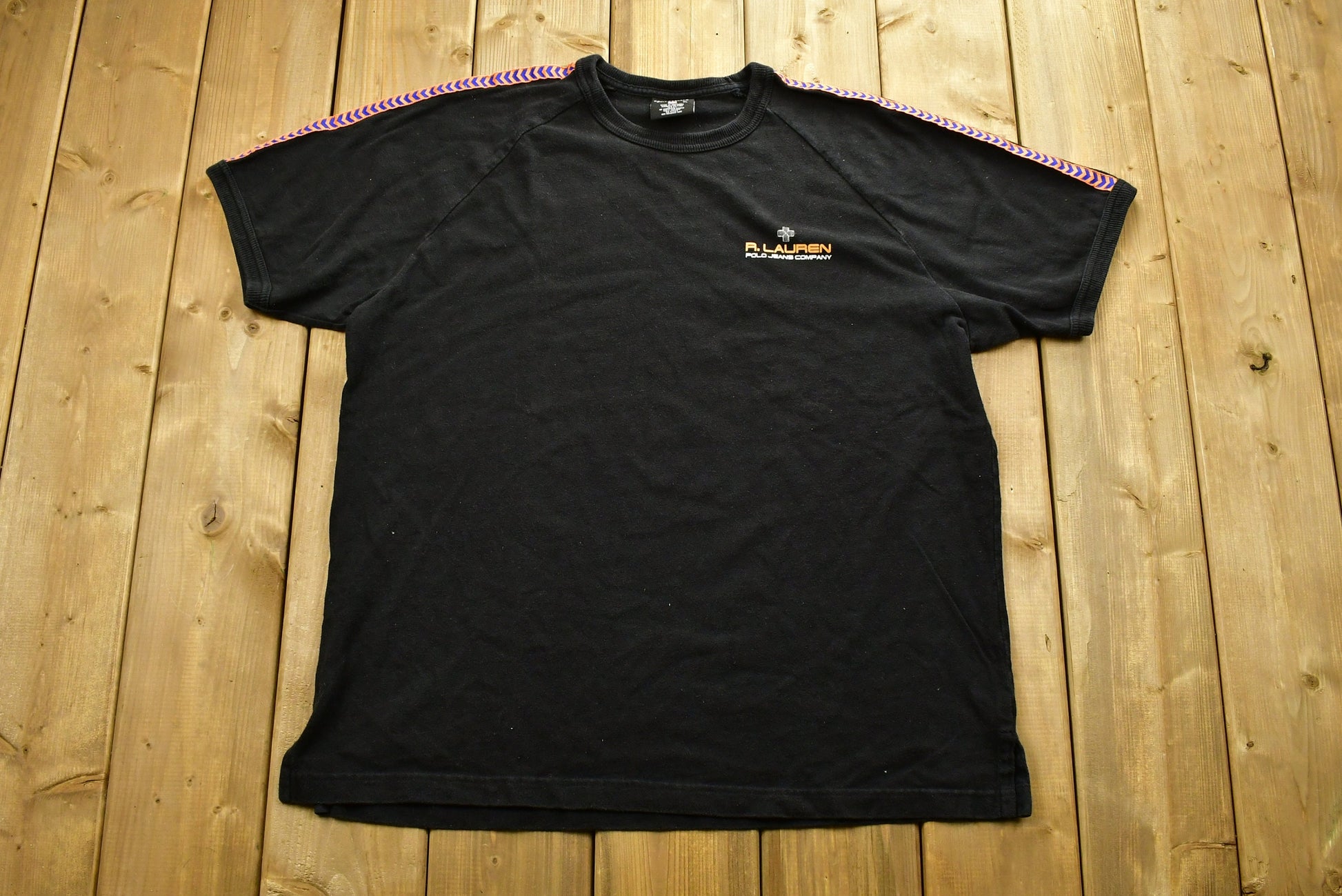 Vintage 90's Polo Jeans Co Ralph Lauren Ringer T-Shirt