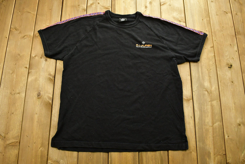 Vintage 90's Polo Jeans Co Ralph Lauren Ringer T-Shirt / Graphic / 80s / 90s / Streetwear / Retro Style / Polo Sport / Made In USA