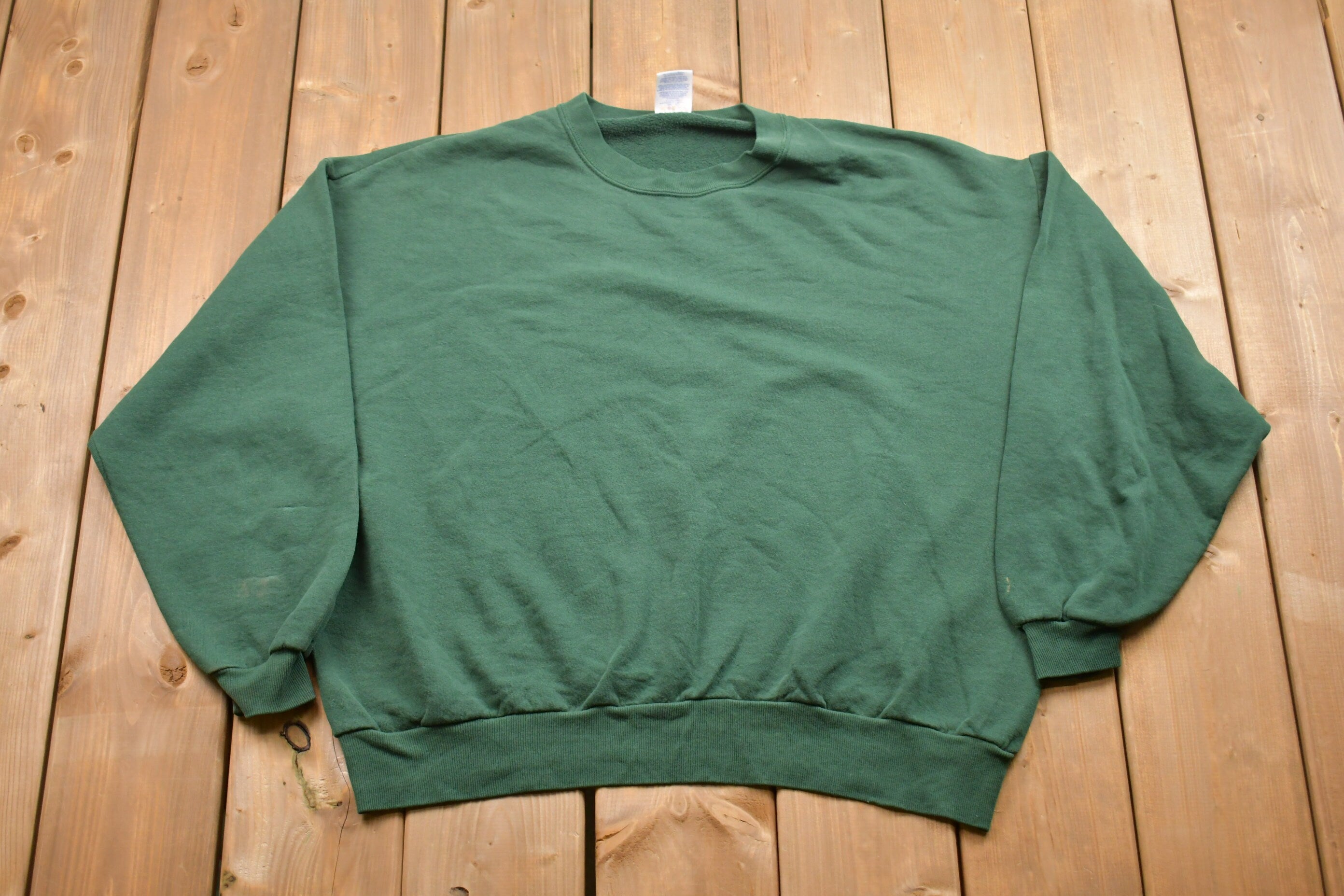 Vintage 1990s Blank Basic Crewneck Sweatshirt