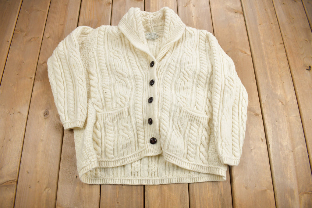 Vintage 1980s Blarney Woolen Mills Cable Knit Sweater