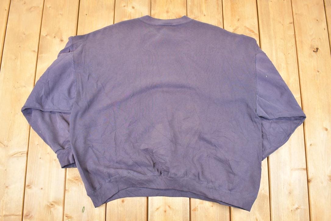 Vintage 1990s Du Sportsman Flying Mallard Graphic Print Crewneck Sweatshirt Men's XL / Made In USA / 90's Outdoorsman Destination Sweater