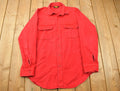 Vintage 1980s Red Woolrich Button Up Shirt Vintage Flannel