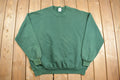 Vintage 1990s Forest Green Blank Crewneck Sweatshirt