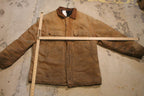 Vintage 1990S Carhartt Distressed Full Zip Workwear Chore Coat