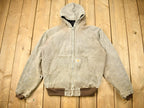 Vintage 1990s Distressed Carhartt Hooded Work Jacket