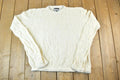Vintage 1990s Coogi Made In Australia 3D knit 100% Cotton Abstract Pattern Crewneck Sweater