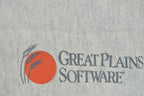 Vintage 1990s Great Plains Software Cross Grain Crewneck Sweatshirt Made In USA