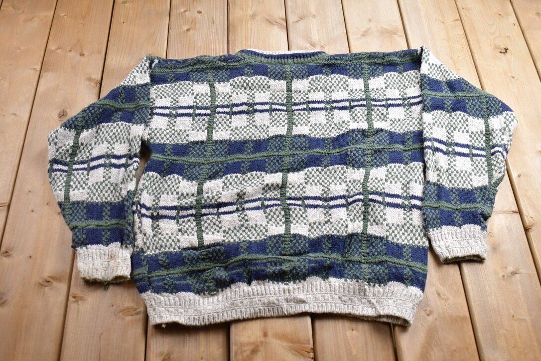 Vintage 1990s Claybrooke Knitted Crewneck Sweater