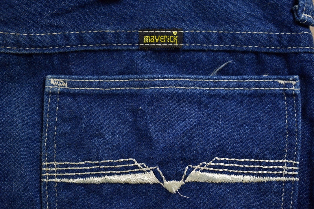 Vintage 1980s Maverick Denim Jeans Size 34 x 29
