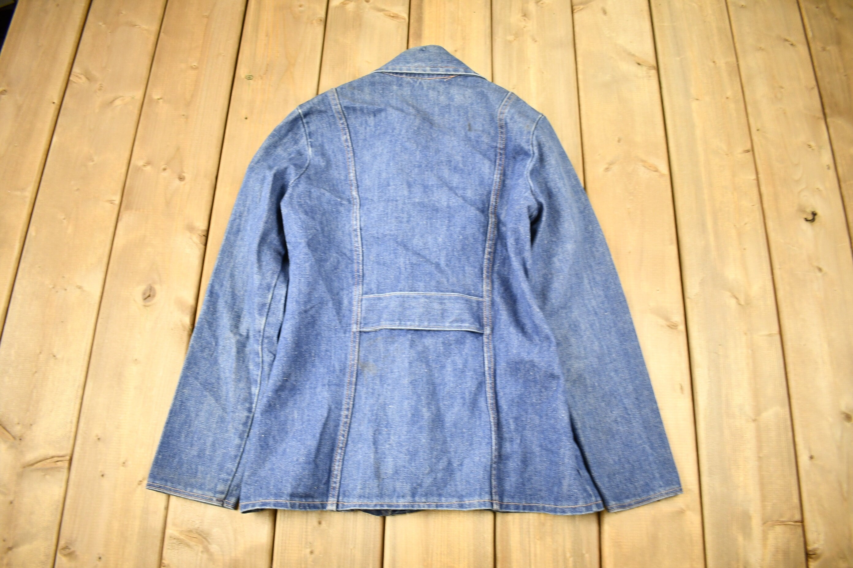 Vintage 1970s Button Up Denim Jean Jacket