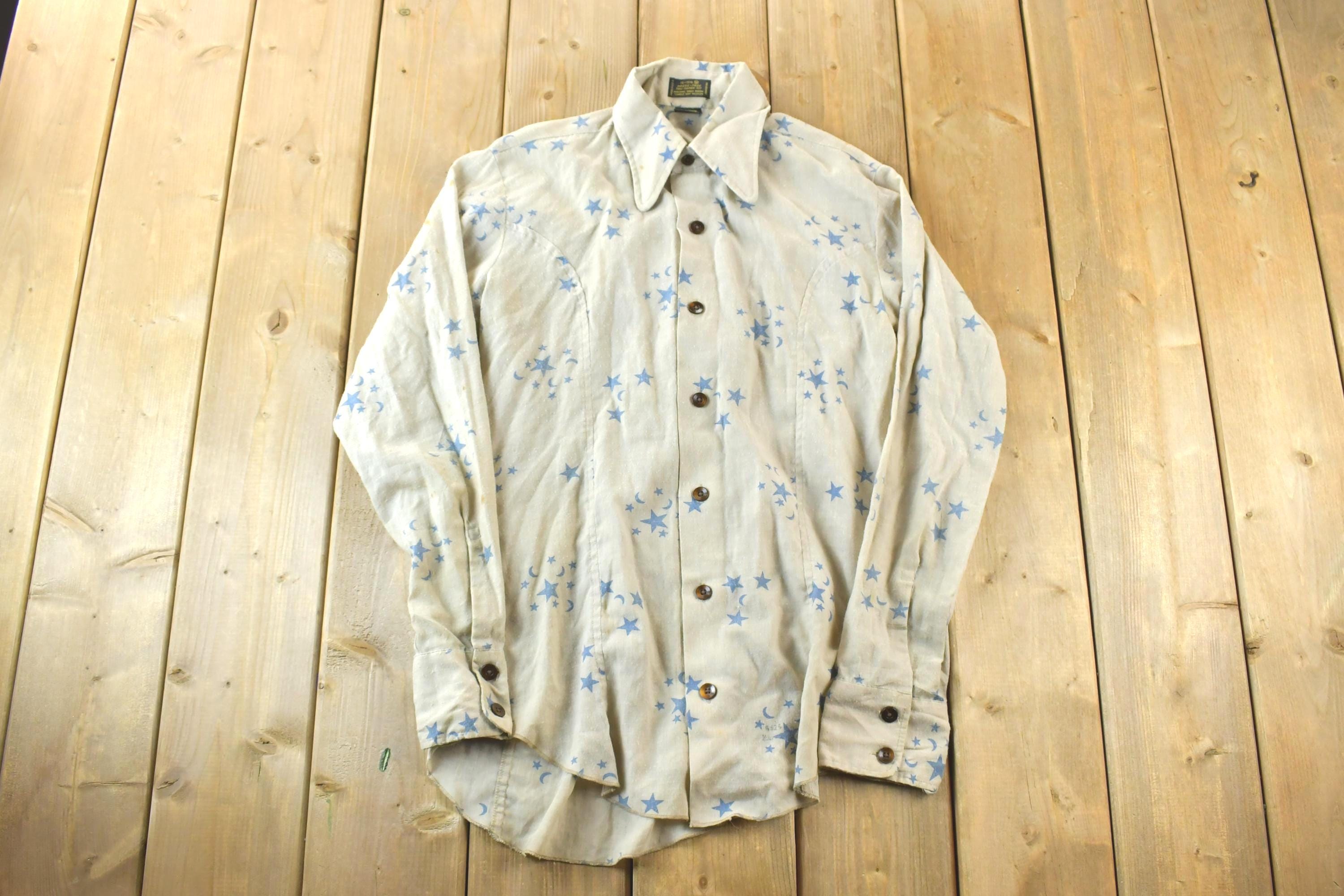 Vintage 70s His Western Star Button Up Shirt