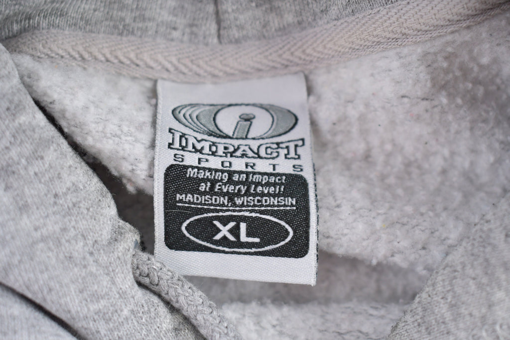 Vintage 1990s University Of Wisconsin UW-EAU Claire Collegiate Basketball Hoodie