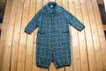 Vintage 1980s European Star Virgin Wool Knit Long Coat