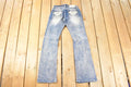 Vintage Deadstock Y2K Grace In LA Bedazzled Bootcut Aztec Low Rise Jeans Women's Size 27 x 32