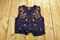 Vintage Floral Knitted Sweater Vest