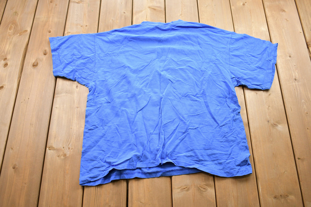 Vintage 1990s Cute Cat Diving School Graphic T-Shirt