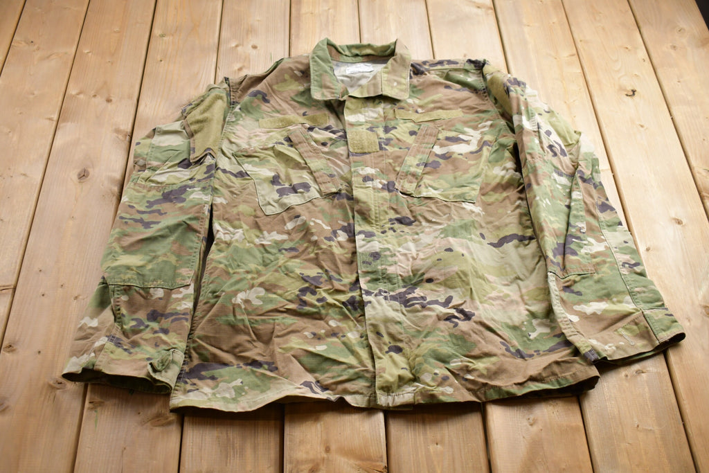 Vintage 2001 Military Button Up Combat Shirt