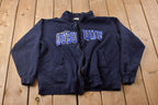 Vintage 1990s Pro-Weave University Of Dubuque Collegiate Zip Up Sweatshirt