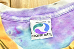 Vintage 1992 Liquid Blue Sun & Moon T Shirt