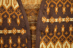 Vintage 1950s Hand-Knit Pattern Cardigan Sweater