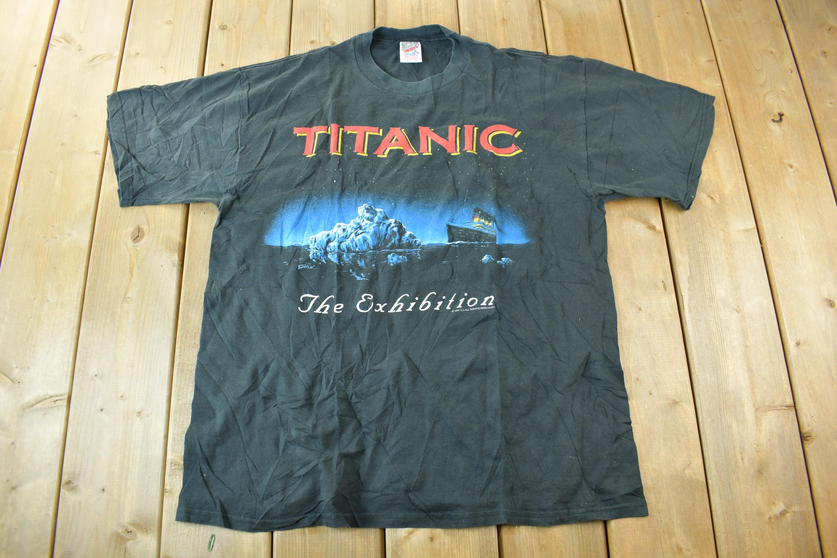 Vintage 1997 Titanic The Exhibition Single Stitch Graphic T-Shirt