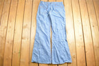 Vintage 1980s Baggy Flare Denim Jeans Size 33 x 31