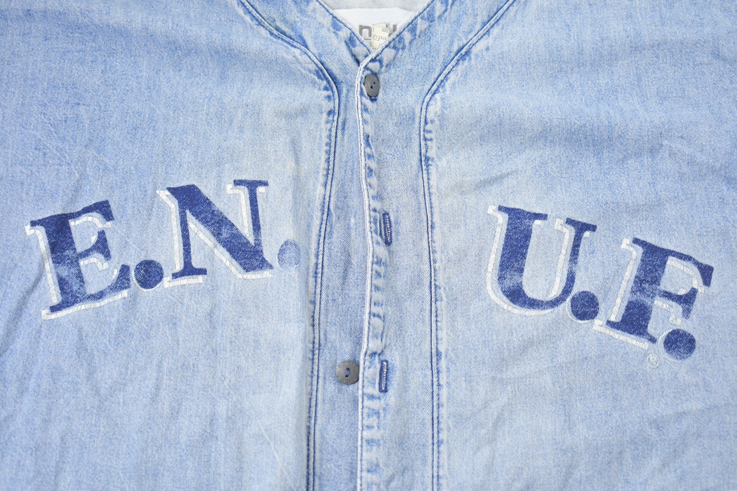 Vintage 1990s ENUF International Button Up Jersey