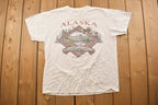 Vintage 1990s Beautiful Alaska Travel T-Shirt