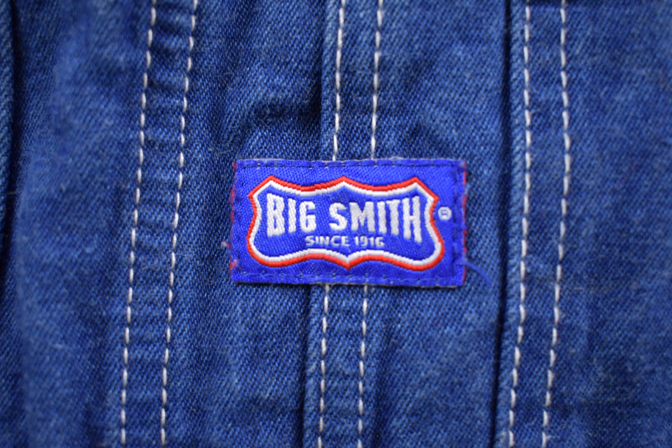 Vintage 1990s Big Smith Denim Jean Overalls Size 38 - 40 Medium