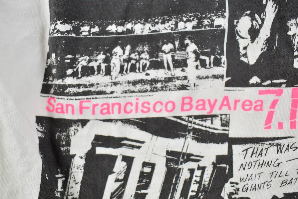 Vintage 1989 San Francisco Earthquake Souvenir T-Shirt